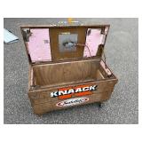 Knaack job master chest / gang box with work light attached to the inside of the lid. 42
