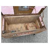 Knaack job master chest / gang box with work light attached to the inside of the lid. 42