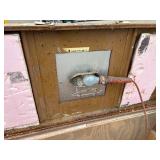 Knaack job master chest / gang box with work light attached to the inside of the lid. 42
