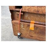 Knaack job master chest / gang box with work light attached to the inside of the lid. 42