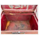 Red Job Site gang box / chest 48” w x 30” d x 41 ¾” t