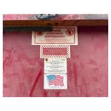 Red Job Site gang box / chest 48” w x 30” d x 41 ¾” t