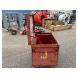 Red Job Site gang box / chest 48” w x 30” d x 41 ¾” t