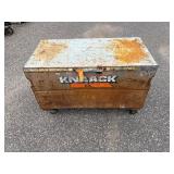 Knaack Job Master 4824 job site gang box / chest with tool tray, 48”w x 24”d x 30 ½”