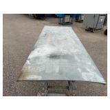 Metal Rolling work table 96”l x 36” w x 39 ½” t