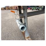 Metal Rolling work table 96”l x 36” w x 39 ½” t