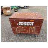 Jobox Site-Vault chest,  model 656990 48” w x 30” d x 41” t