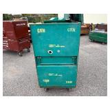 Greenlee job site storage box, flat top,  L 49” x H 59” x D 30”