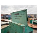 Greenlee Job site storage slant top box  L 49” x H 56 ½” x D 30 ½”