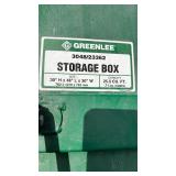 Greenlee Mobile storage chest / job site box 3048/23362, L 48” x H 30” x D 30