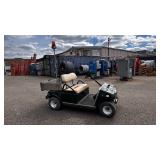 Electric I.Q. Golf Car, 48 Volt Regen S/N AQ0435-428069. CLUB CAR battery charger.