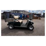 Electric I.Q. Golf Car, 48 Volt Regen S/N AQ0435-428069. CLUB CAR battery charger.