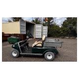 Electric I.Q. Golf Car, 48 Volt Regen S/N AQ0435-428069. CLUB CAR battery charger.