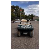 Electric I.Q. Golf Car, 48 Volt Regen S/N AQ0435-428069. CLUB CAR battery charger.