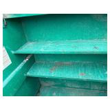 Greenlee Job site storage slant top box  L 49” x H 56 ½” x D 30 ½”