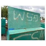 Greenlee Job site storage slant top box  L 49” x H 56 ½” x D 30 ½”