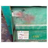 Greenlee storage box 2460, 60”l x 24”d x 25” t