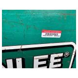 Greenlee storage box 2460, 60”l x 24”d x 25” t