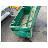 Greenlee storage box 2460, 60”l x 24”d x 25” t