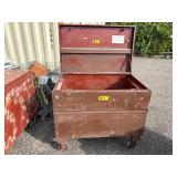 Brown Job Site storage box / chest L 48” x H 40” x D 30”