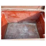 Brown Job Site storage box / chest L 48” x H 40” x D 30”
