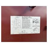 Brown Job Site storage box / chest L 48” x H 40” x D 30”