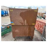 Brown Job Site storage box / chest L 48” x H 40” x D 30”