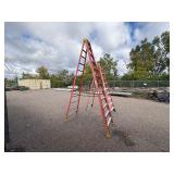 (2) Werner stepladders 300LB capacity 12’  and 10