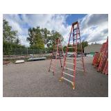 (2) Werner stepladders 300LB capacity 12’  and 10