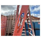 2 Werner Trestle ladders 12’ and 14’
