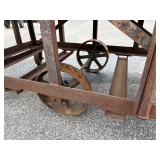 Vintage Industrial Steel Supply Transport Cart