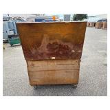 Knaack Job site storage box / chest with tool tray, 48” w x 30”d x 37” t