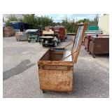 Knaack Job site storage box / chest with tool tray, 48” w x 30”d x 37” t