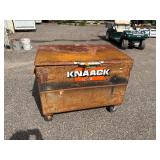 Knaack Job site storage box / chest with tool tray, 48” w x 30”d x 37” t