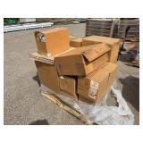 Boxes of Assorted filters: Air Handler 14x20x1, NaturalAire 20x25x1, 16x20x2, 16x24x2, Glasfloss15x18x1