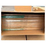 Boxes of Assorted filters: Air Handler 14x20x1, NaturalAire 20x25x1, 16x20x2, 16x24x2, Glasfloss15x18x1