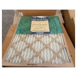 Boxes of Assorted filters: Air Handler 14x20x1, NaturalAire 20x25x1, 16x20x2, 16x24x2, Glasfloss15x18x1