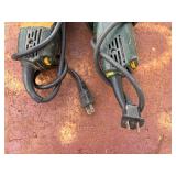 (2) Metabo Corded WE14-150 Plus Angle Grinder; Milwaukee Corded Magnum Holeshooter