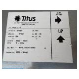 (3) Titus Fan Units, Model DTQS