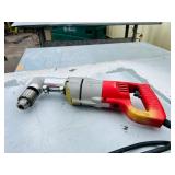 Milwaukee heavy duty right angle ½” D-Handle drill, Cat. no. 1101-1 Powers up