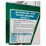 Greenlee Mechanical bender, 1818