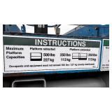 Genie GS1930 Scissor Lift. 500# platform maximum. Hours: 610 SEE VIDEO