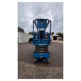 Genie GS1930 Scissor Lift. 500# platform maximum. Hours: 610 SEE VIDEO