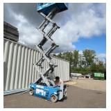 Genie GS1930 Scissor Lift. 500# platform maximum. Hours: Only 832. 19 foot height SEE VIDEO