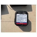 2 Powers Trak-It Gas Fastening tool in cases; battery in one case has a charge. Both fasteners power up