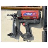 2 Powers Trak-It Gas Fastening tool in cases; battery in one case has a charge. Both fasteners power up