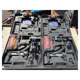 (2) Powers Trak-It C3 Gas Fastening tool in cases; Battery and charger