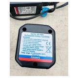 (2) Powers Trak-It C3 Gas Fastening tool in cases; Battery and charger Both power up