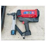 (2) Powers Trak-It C3 Gas Fastening tool in cases; Battery and charger Both power up