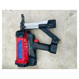 (2) Powers Trak-It C3 Gas Fastening tool in cases; Battery and charger Both power up